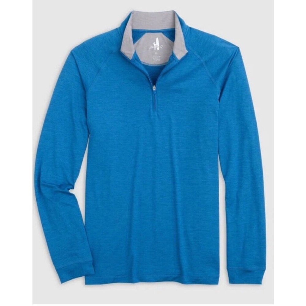Men's Blue Quarter-Zip Shirt